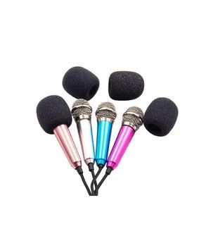 Newest Mini Jack 3.5mm Studio Lavalier Professional Microphone Handheld Mic for Computer for iPhone ipad karaoke