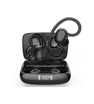 Portable Bluetooth 5.1 Sports Earbud Ture Wireless Earphone In Ear Bluetooth Headphones with Built-in Mic Ear Hook Earphone Over-Ear Headphones for Sports
