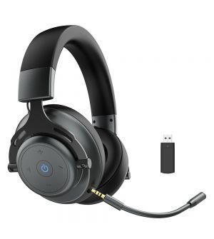 Wireless Gaming Headset, 2.4G Gaming Headset Headphone with Microphone.